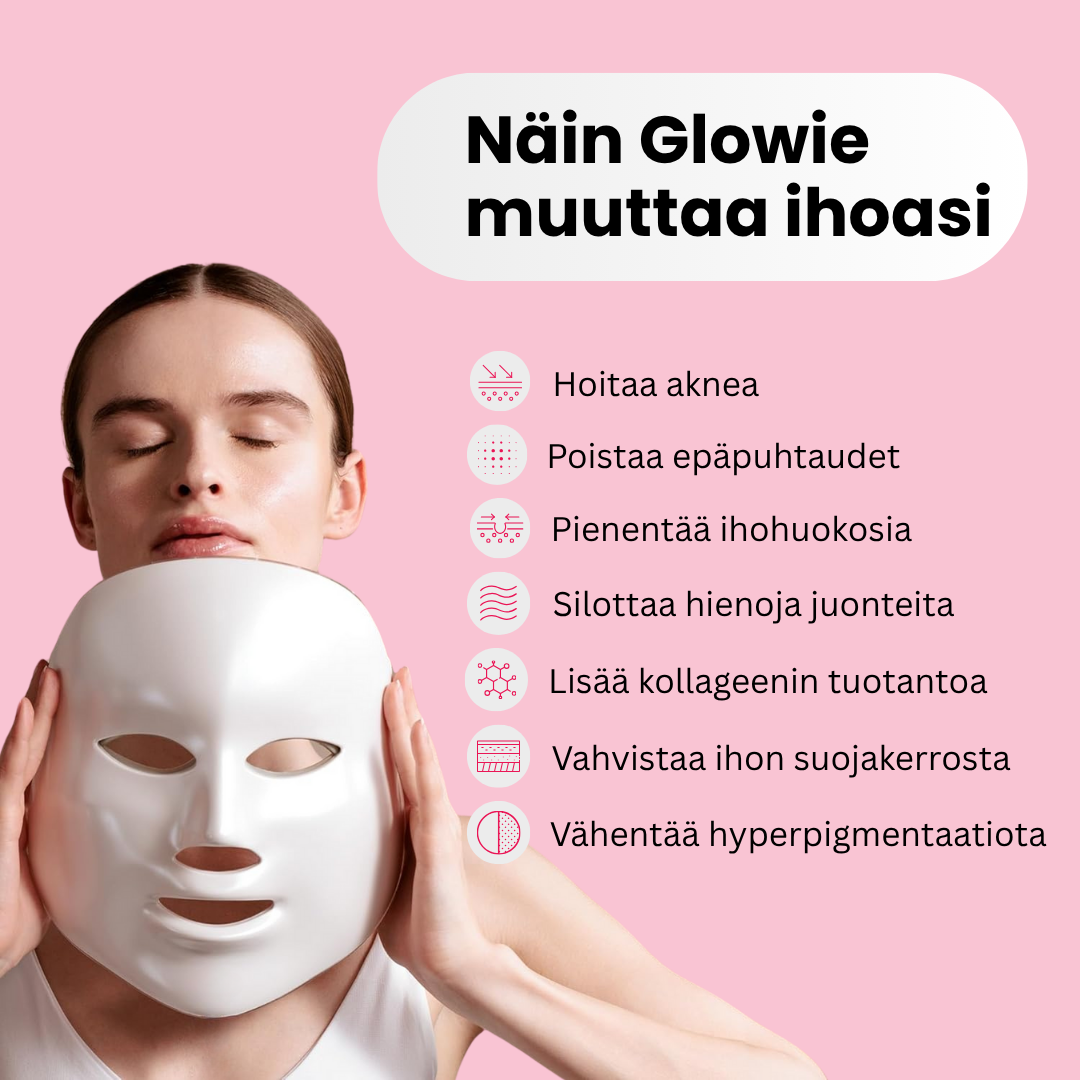 Glowie™ LED-valoterapia-naamio
