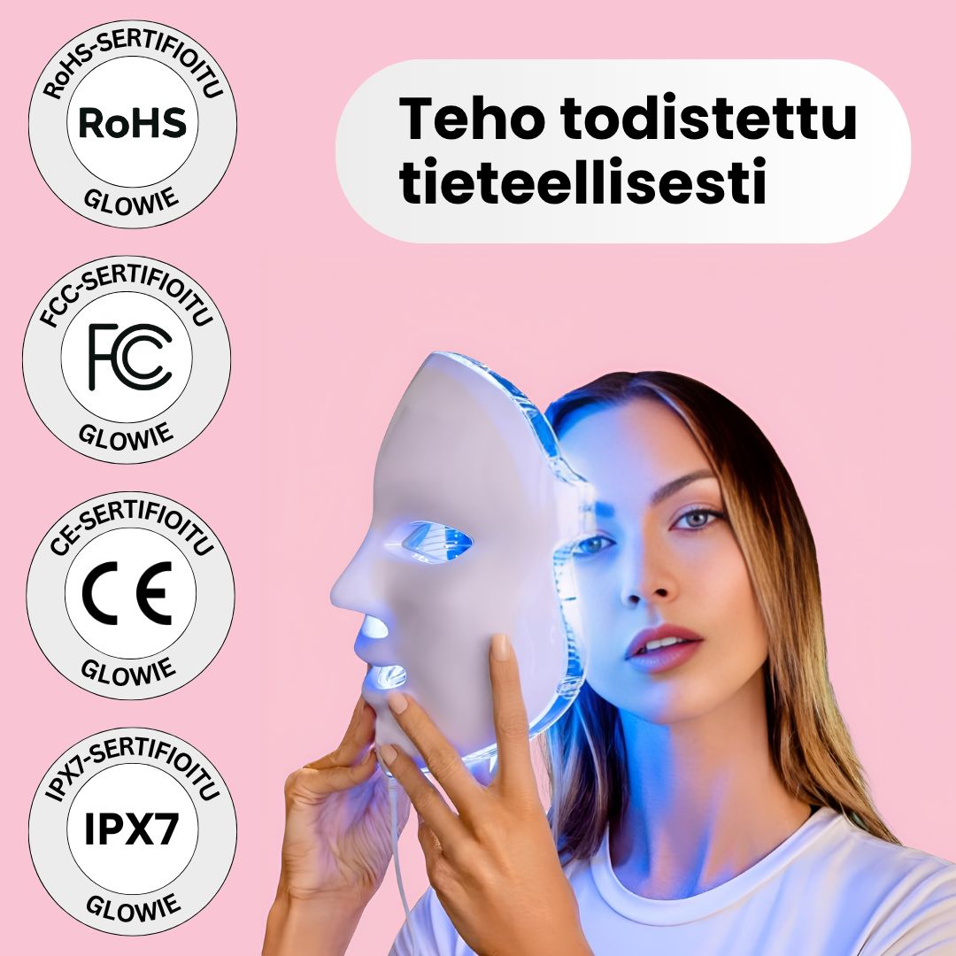 Glowie™ LED-valoterapia-naamio